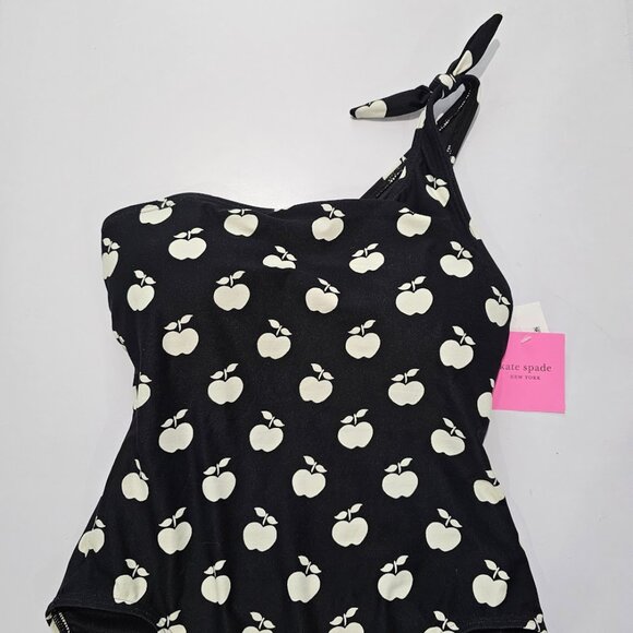 Kate Spade New York Fruit Print One Shoulder One Piece Swimsuit - Picture 6 of 9